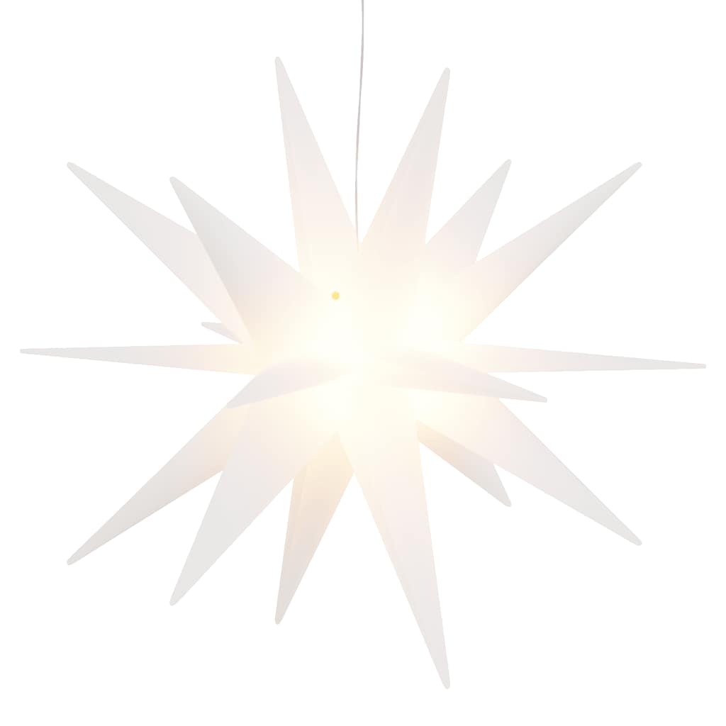 Luci di Natale con LED 3 pz Pieghevoli Bianche 57 cm