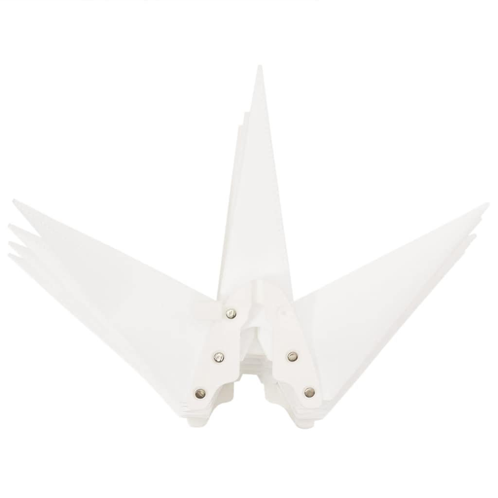 Luci di Natale con LED 3 pz Pieghevoli Bianche 57 cm