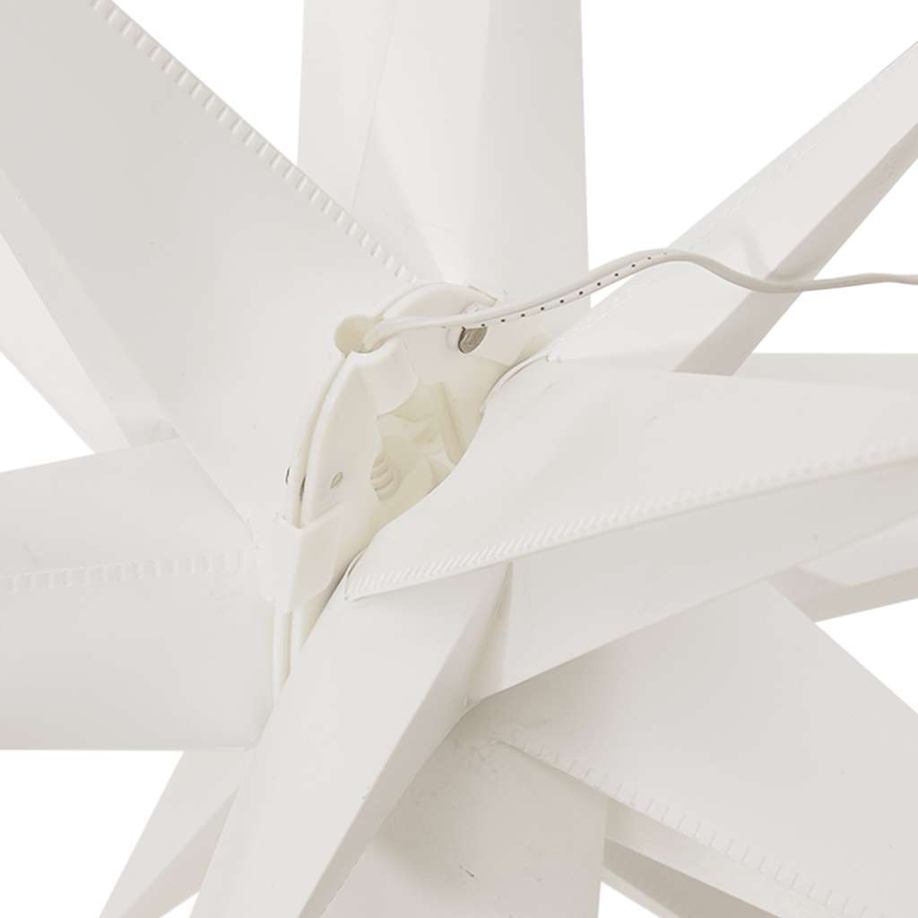 Luci di Natale con LED 3 pz Pieghevoli Bianche 57 cm