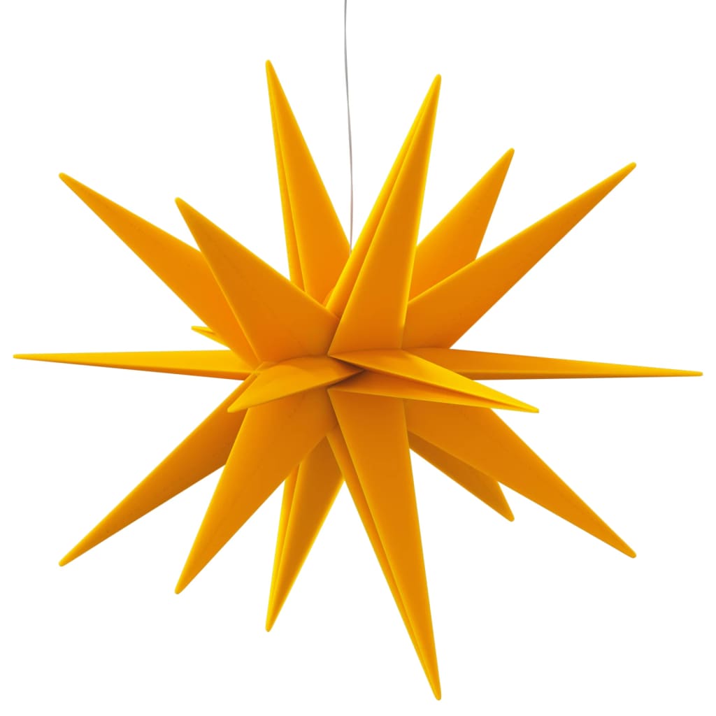 Luci di Natale con LED 3 pz Pieghevoli Gialle 57 cm
