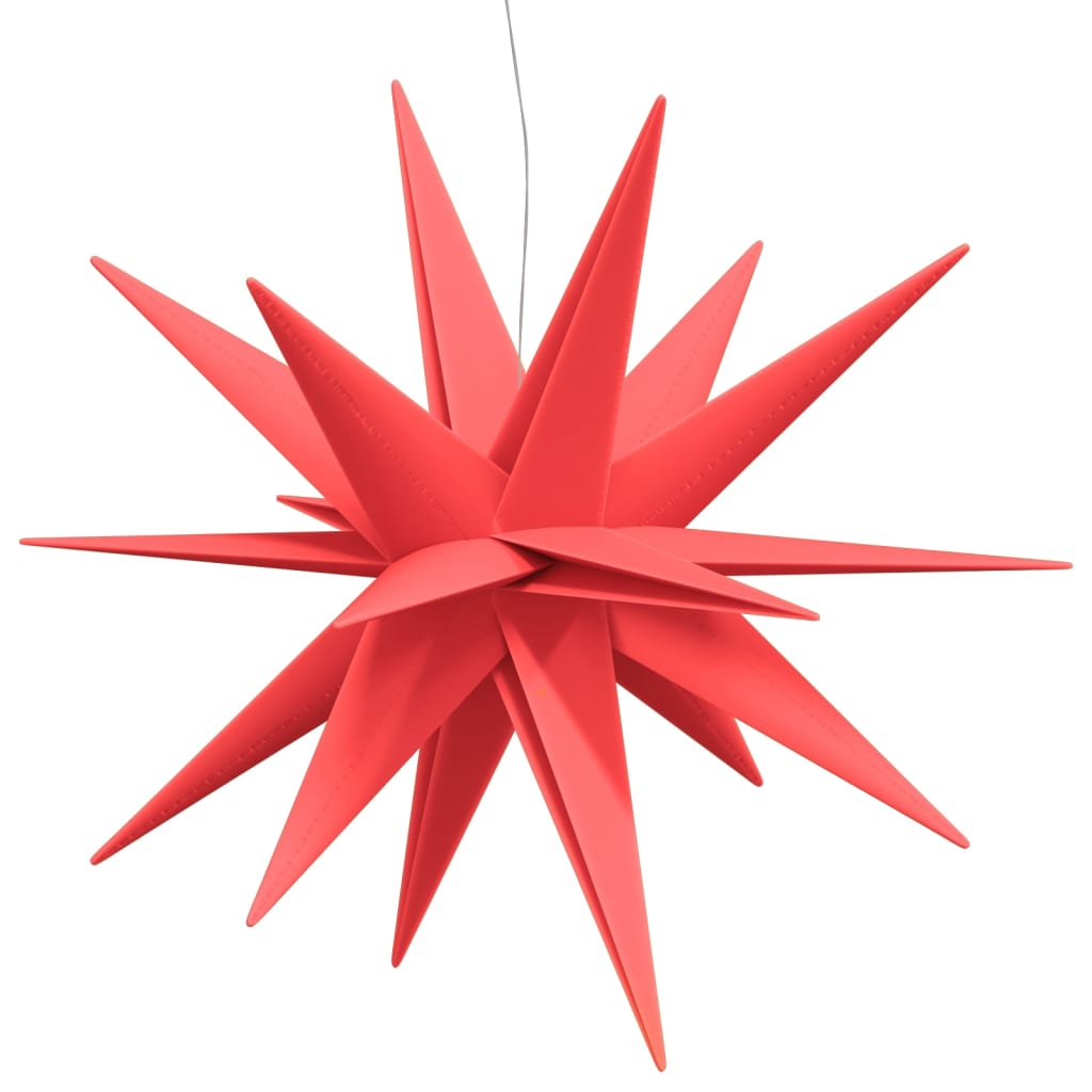 Luci di Natale con LED 3 pz Pieghevoli Rosse 100 cm