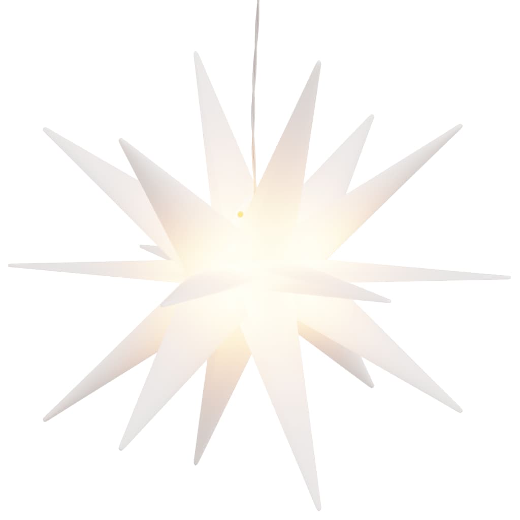 Luci di Natale con LED 3 pz Pieghevoli Bianche 100 cm