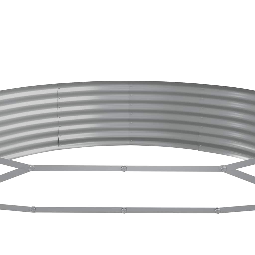 Letto da Giardino in Acciaio Zincato 600x140x36 cm Antracite
