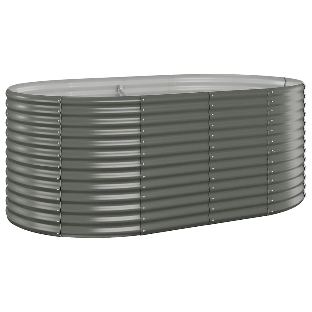 Letto Giardino Acciaio Zincato 175x100x68cm Grigio