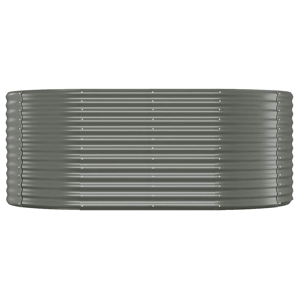 Letto Giardino Acciaio Zincato 175x100x68cm Grigio