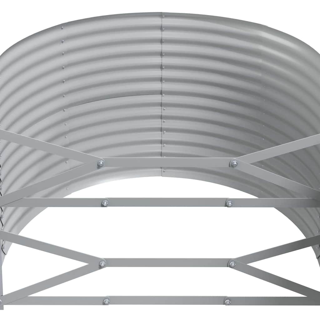 Letto da Giardino in Acciaio Zincato 175x100x68 cm Antracite