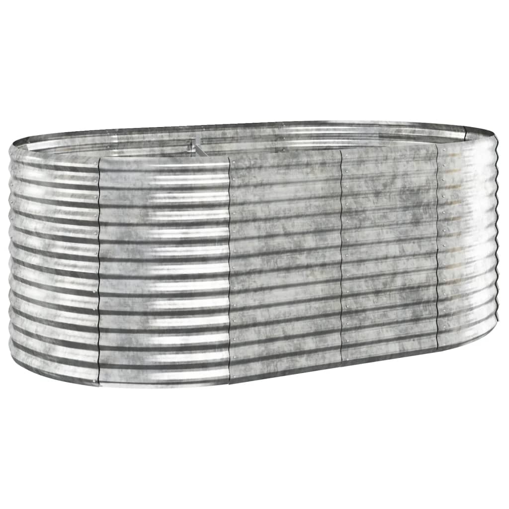 Letto Giardino Acciaio Zincato 175x100x68cm Argento
