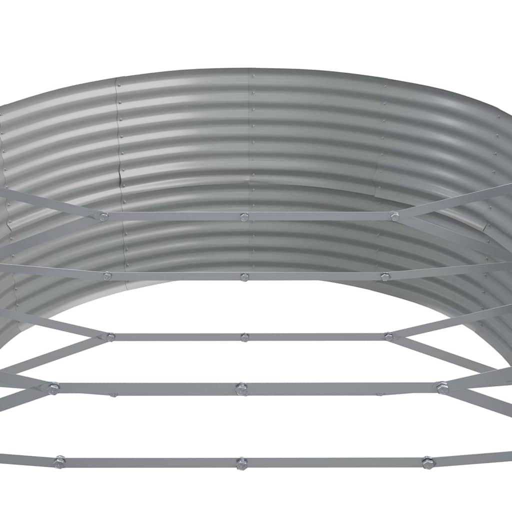 Letto Giardino Acciaio Vernice a Polvere 584x140x68cm Antracite