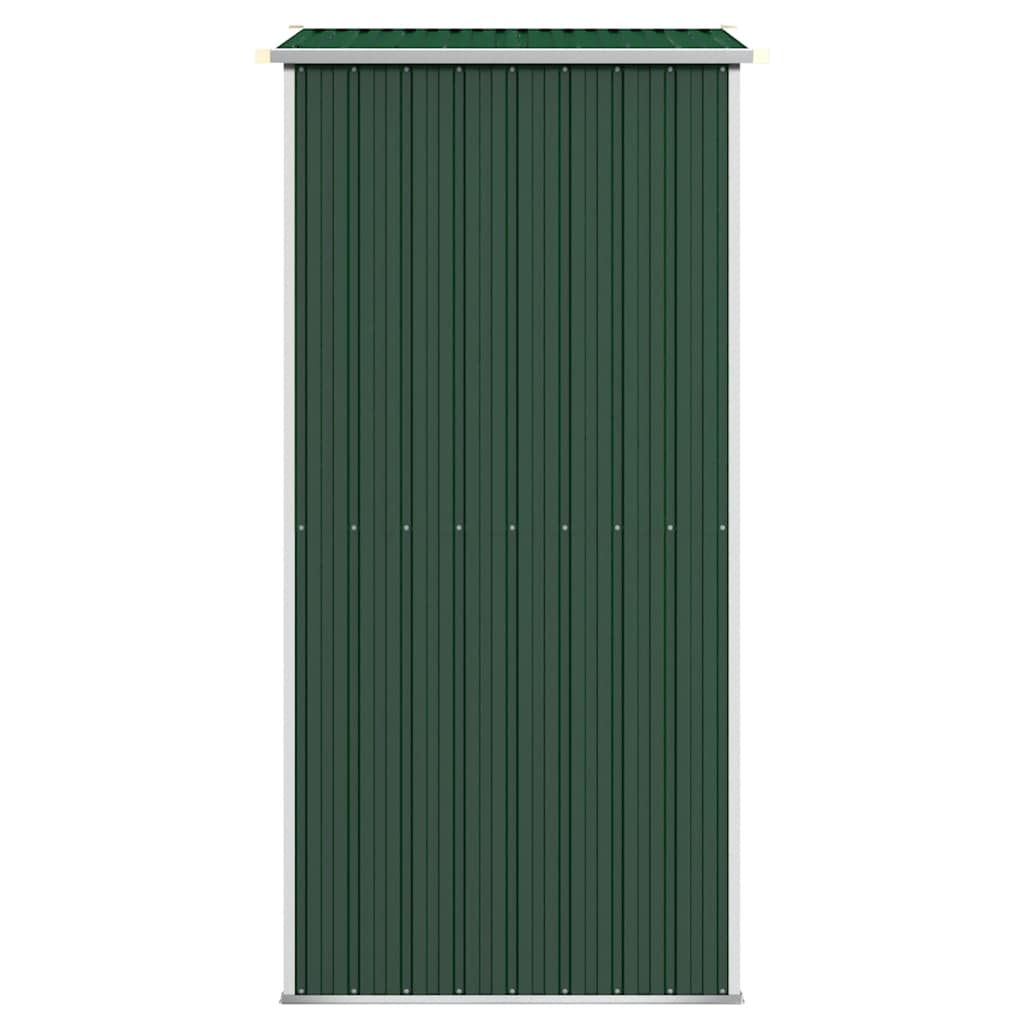 Capanno da Giardino Verde 192x108x223 cm in Acciaio Zincato