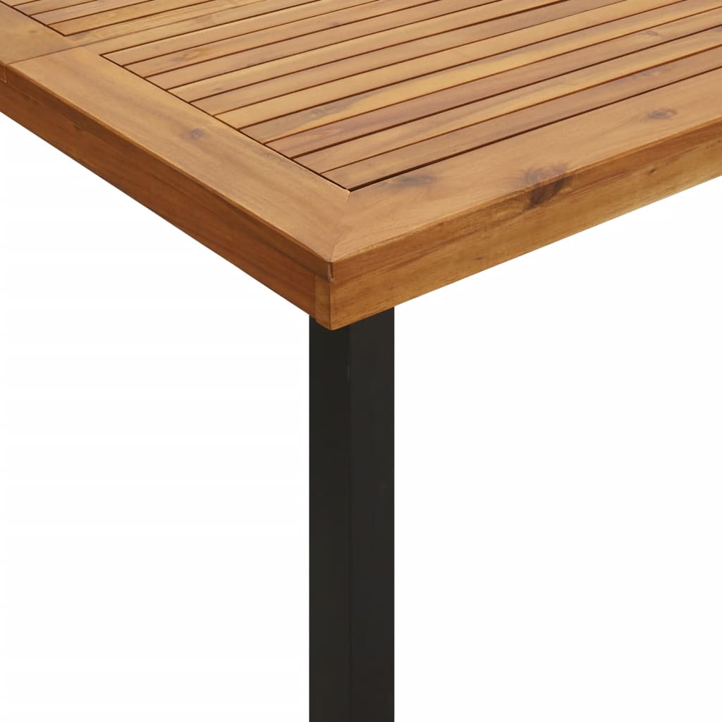 Tavolo da Giardino 200x100x75 cm in Legno Massello di Acacia