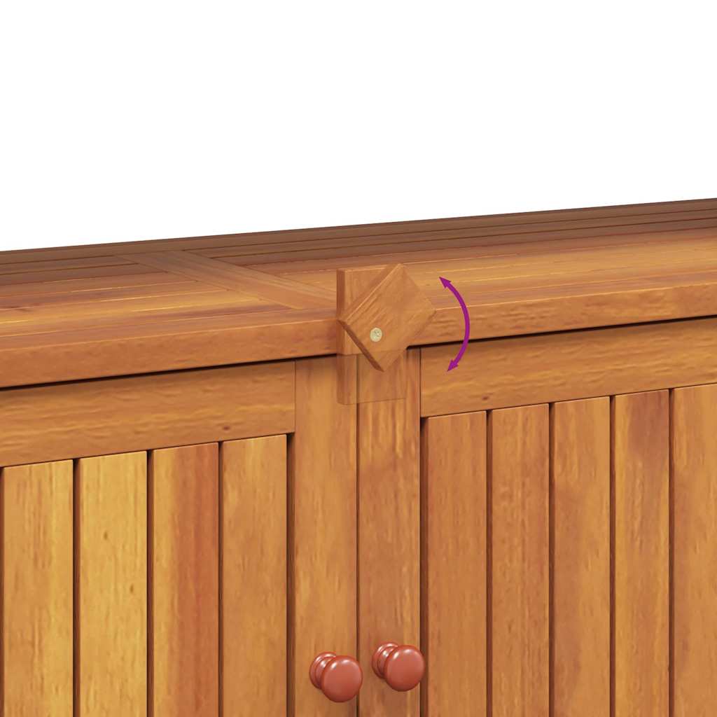 Tavolo Consolle da Giardino 110x35x75 cm Legno Massello Acacia