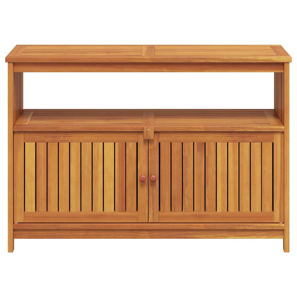 Tavolo Consolle da Giardino 110x35x75 cm Legno Massello Acacia