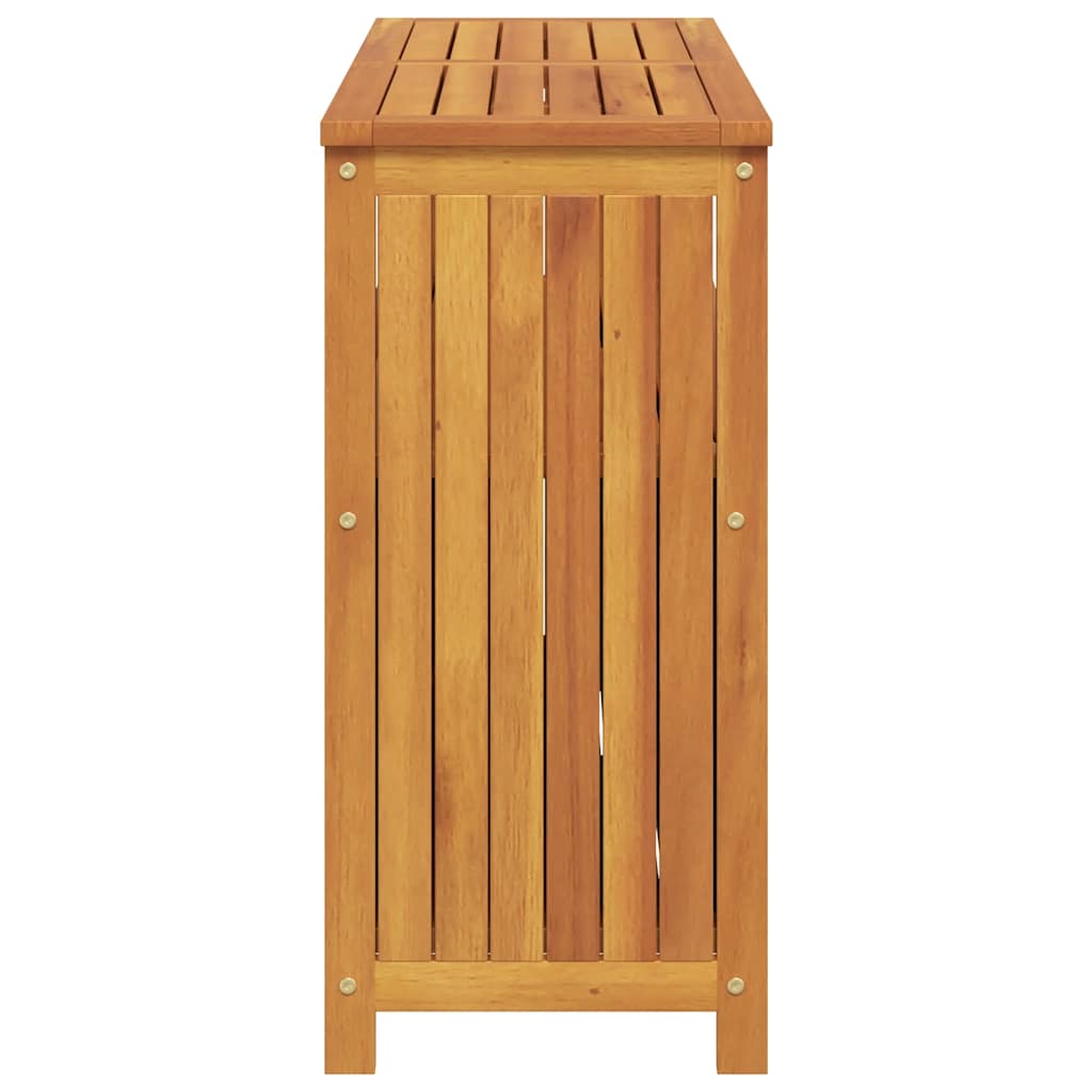 Tavolo Consolle da Giardino 110x35x75 cm Legno Massello Acacia