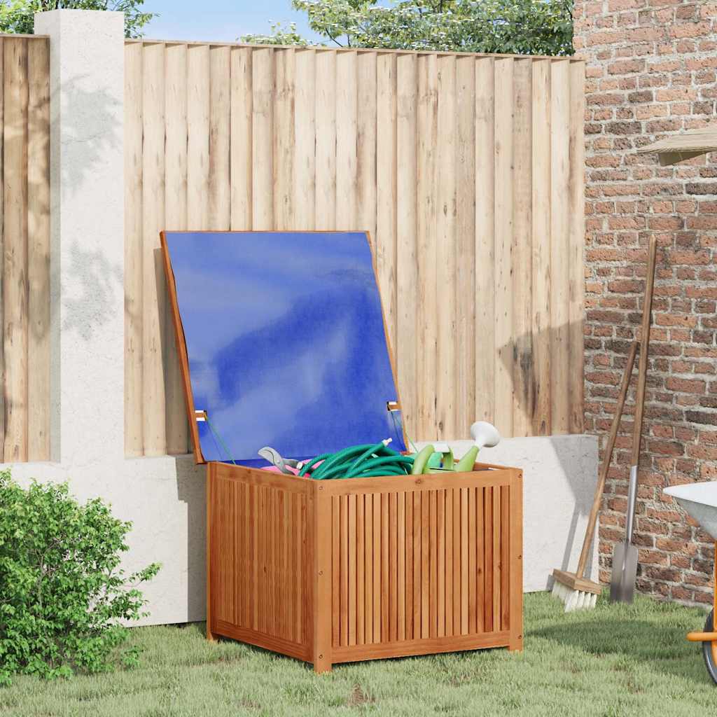 Contenitore da Giardino 75x75x58 cm in Legno Massello di Acacia
