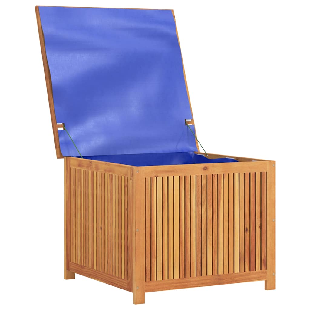 Contenitore da Giardino 75x75x58 cm in Legno Massello di Acacia