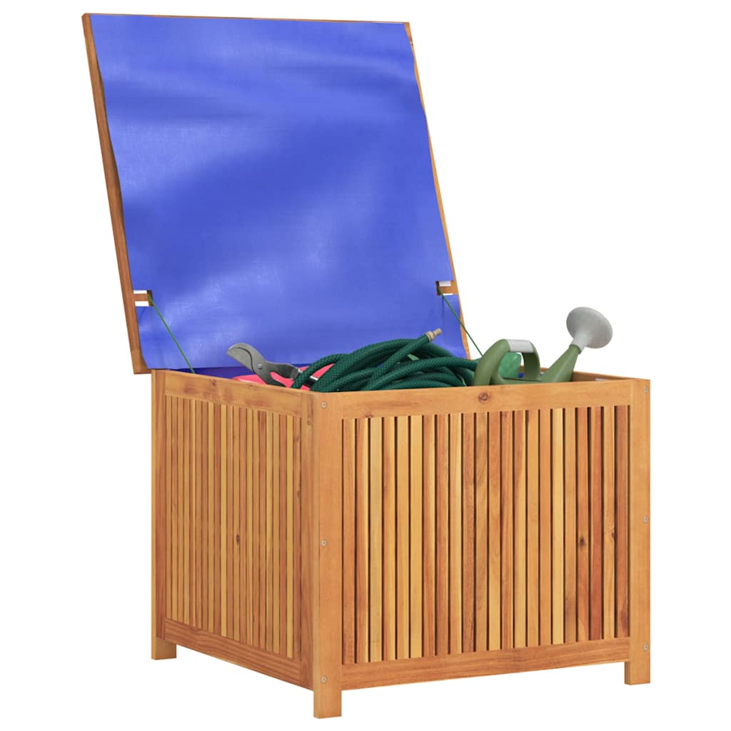 Contenitore da Giardino 75x75x58 cm in Legno Massello di Acacia