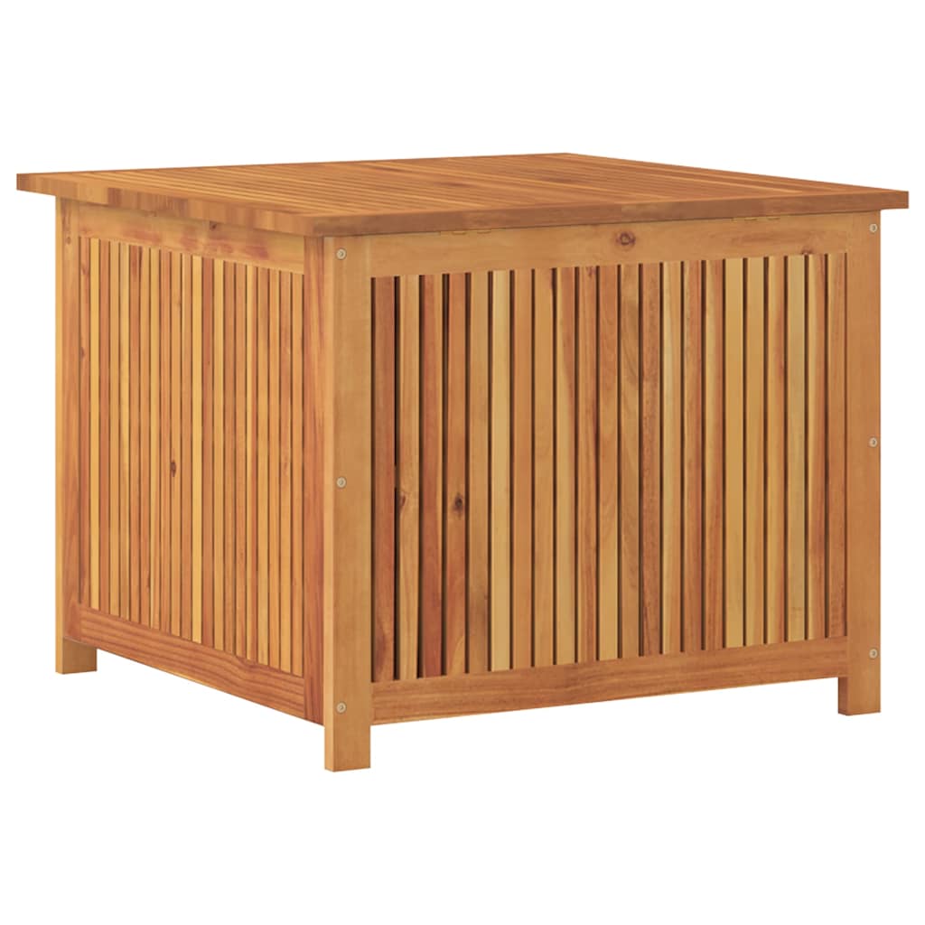 Contenitore da Giardino 75x75x58 cm in Legno Massello di Acacia