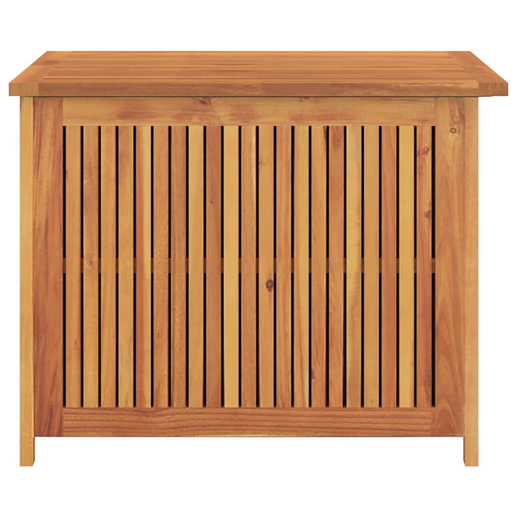 Contenitore da Giardino 75x75x58 cm in Legno Massello di Acacia