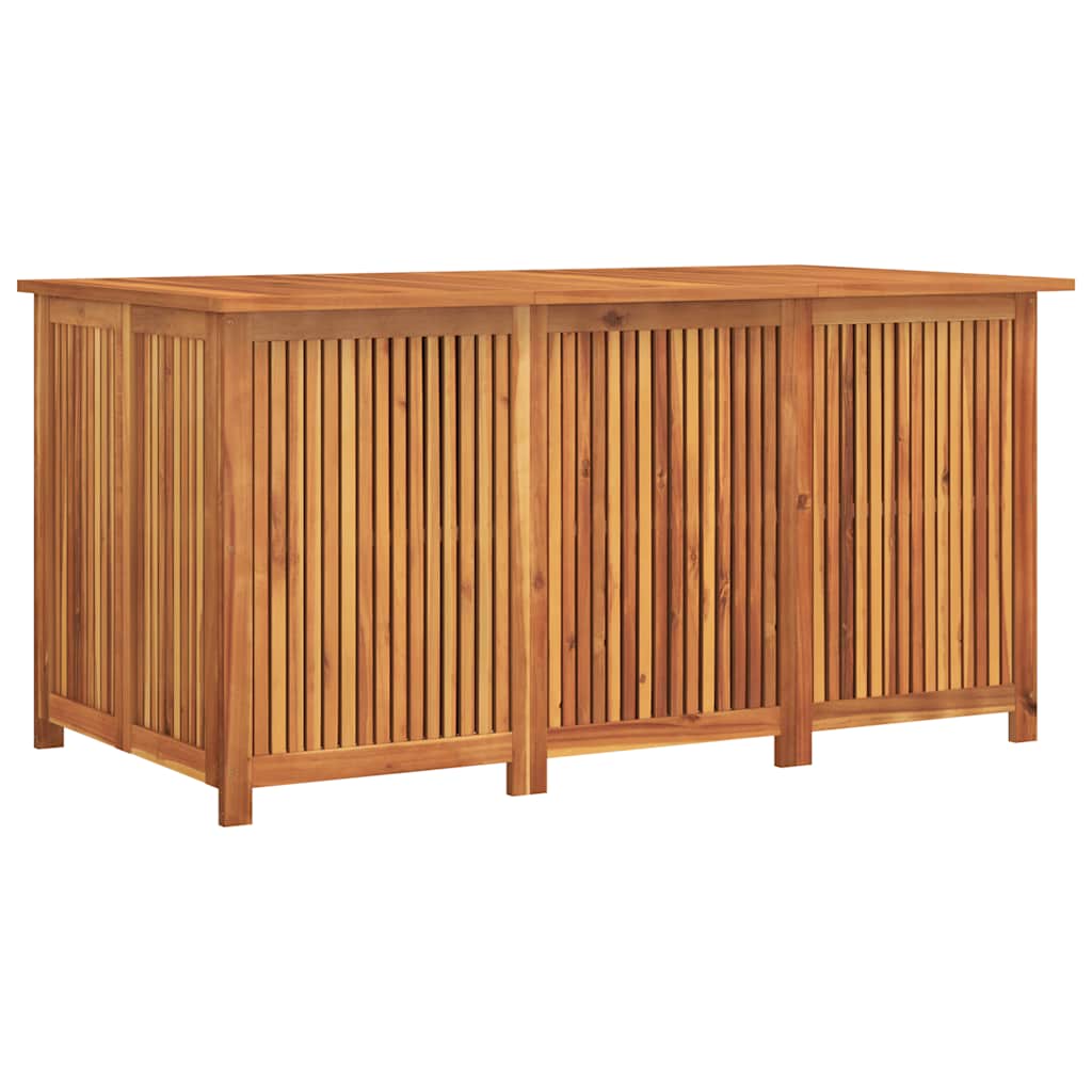 Contenitore da Giardino 150x80x75cm in Legno Massello di Acacia
