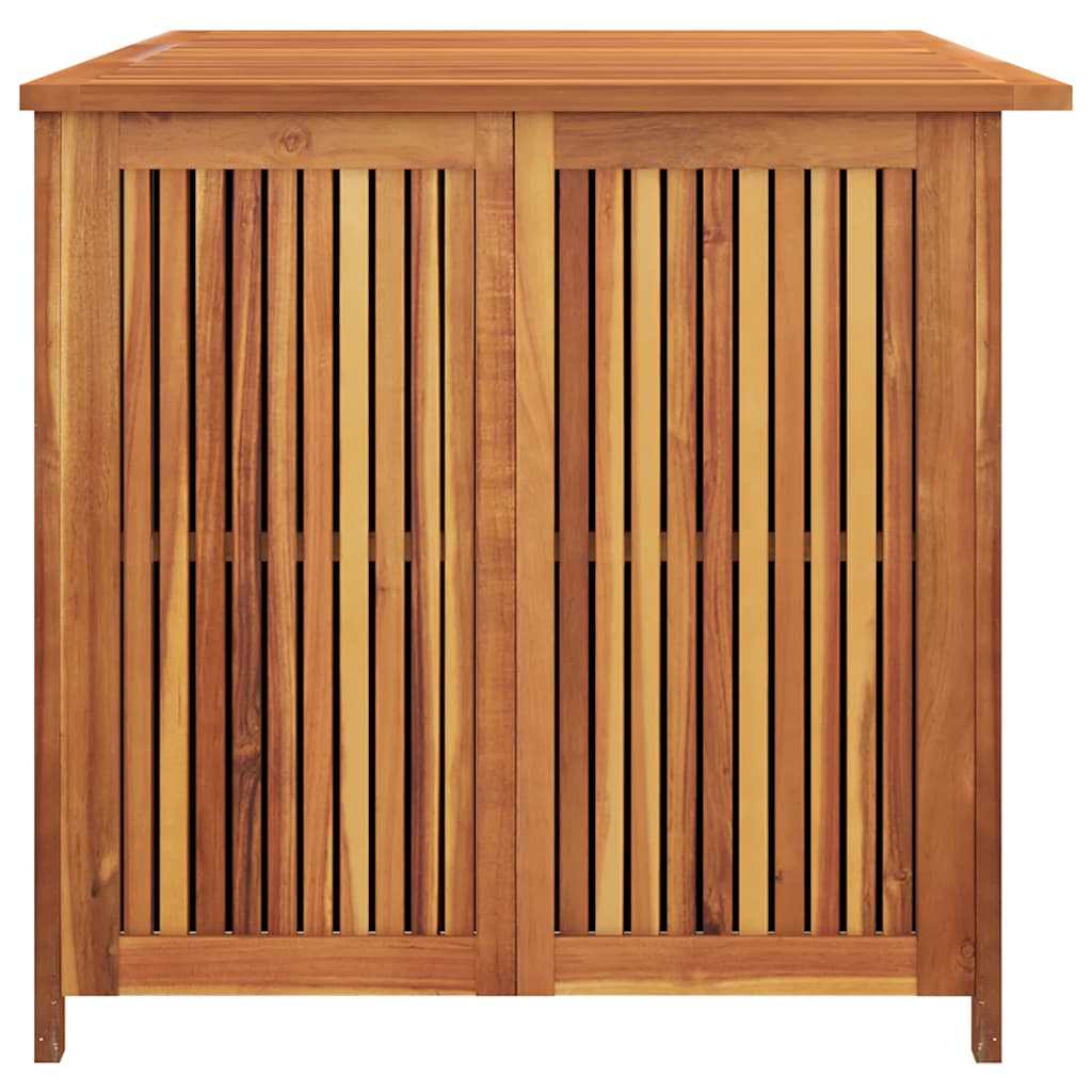 Contenitore da Giardino 150x80x75cm in Legno Massello di Acacia