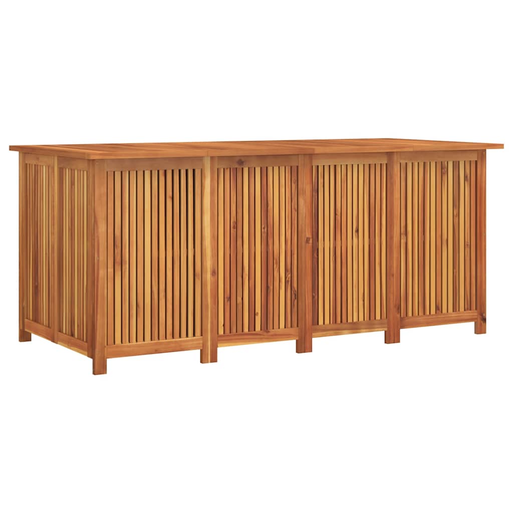 Contenitore da Giardino 175x80x75cm in Legno Massello di Acacia