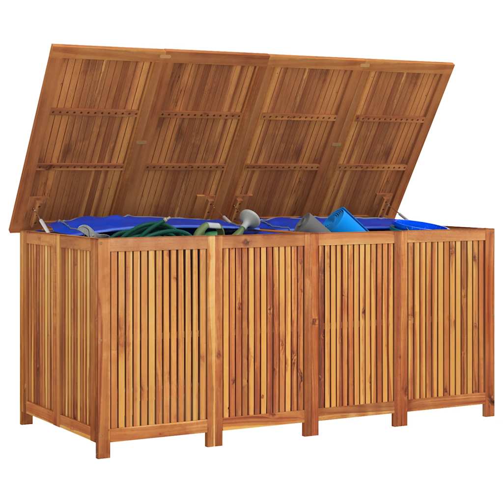 Contenitore da Giardino 175x80x75cm in Legno Massello di Acacia