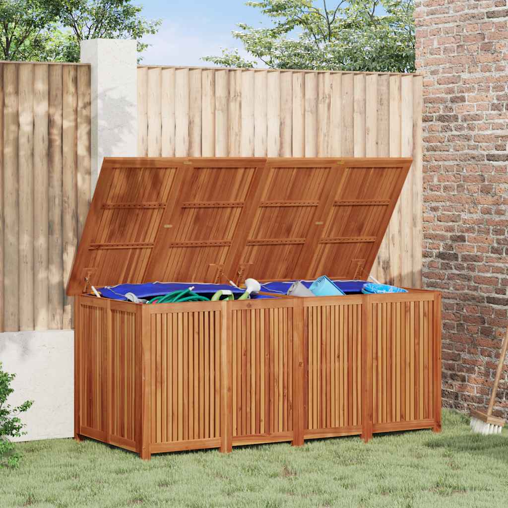 Contenitore da Giardino 200x80x75cm in Legno Massello di Acacia