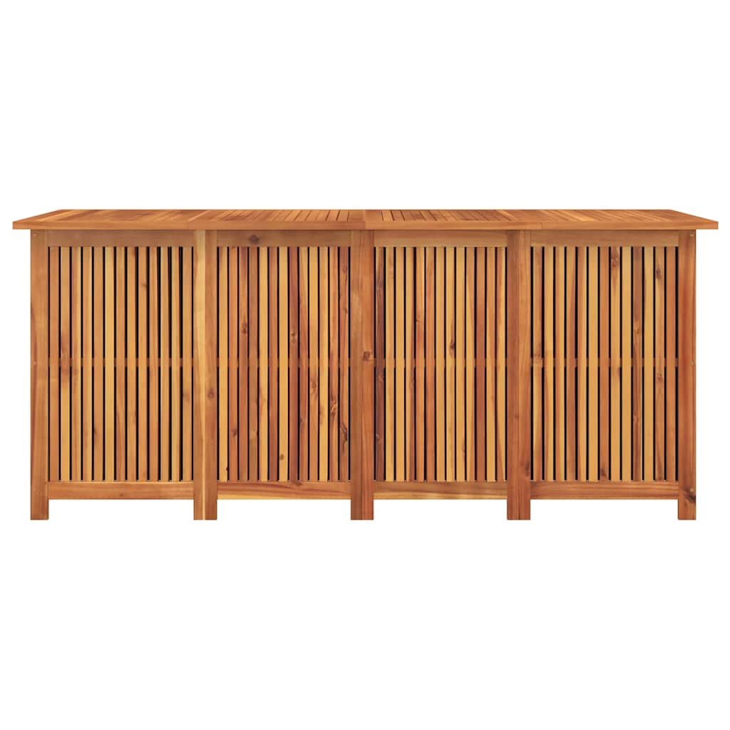 Contenitore da Giardino 200x80x75cm in Legno Massello di Acacia