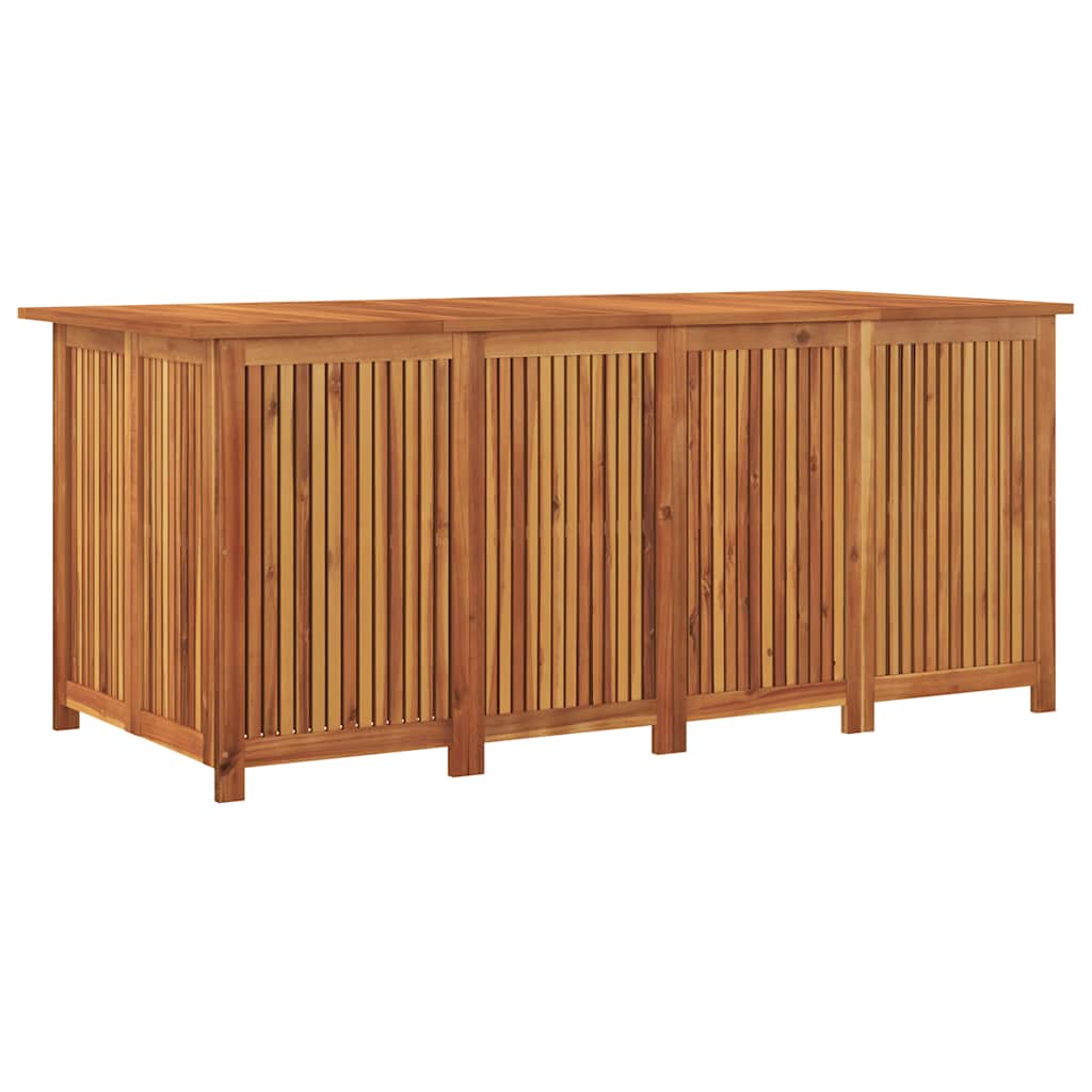 Contenitore da Giardino 200x80x75cm in Legno Massello di Acacia