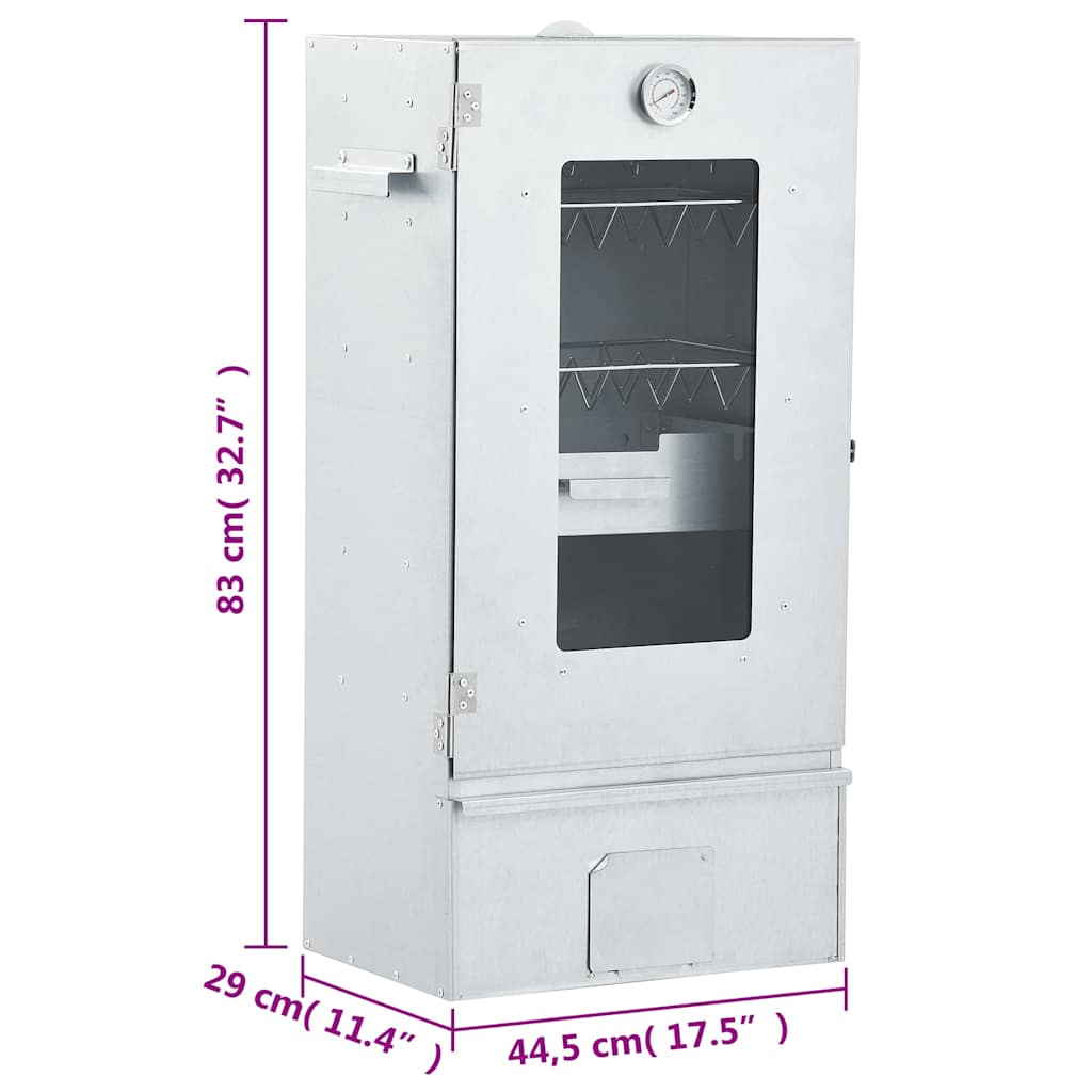 Forno Affumicatore BBQ Generatore Fumo Freddo Acciaio Zincato