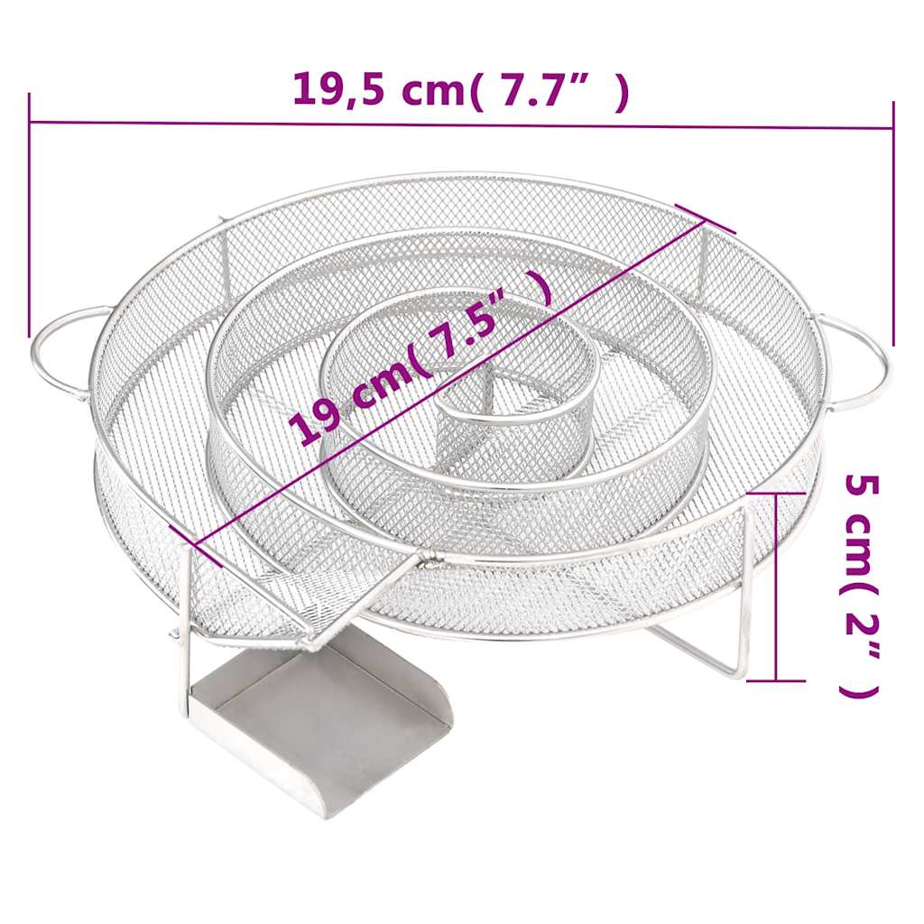Forno Affumicatore BBQ Generatore Fumo Freddo Acciaio Zincato