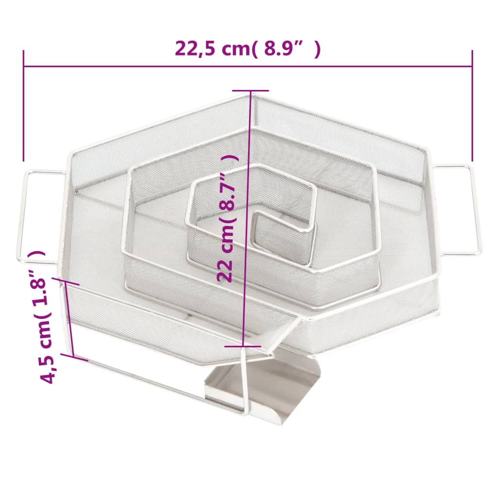Forno Affumicatore BBQ Generatore Fumo Freddo Acciaio Zincato