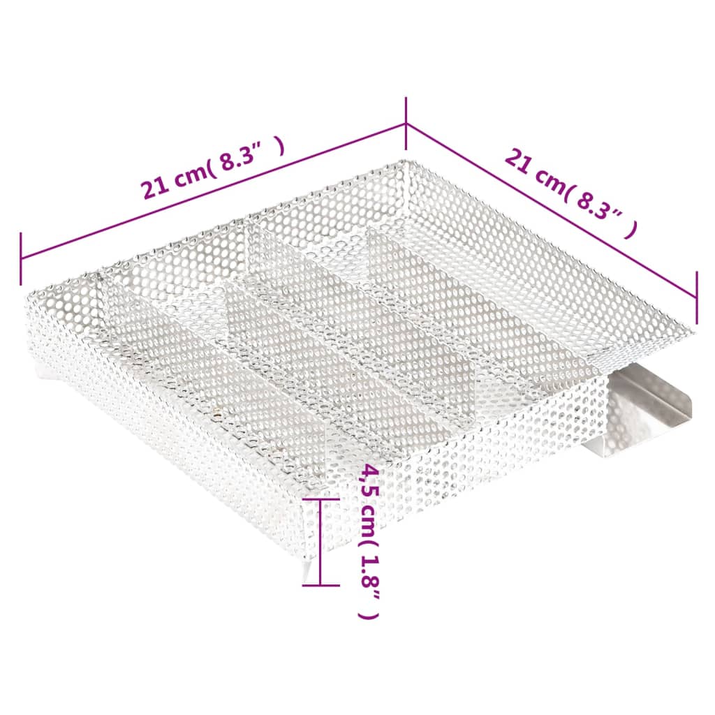 Forno Affumicatore BBQ Generatore Fumo Freddo Acciaio Zincato
