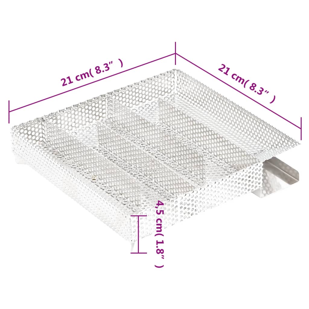 Forno Affumicatore BBQ Generatore Fumo Freddo Acciaio Zincato