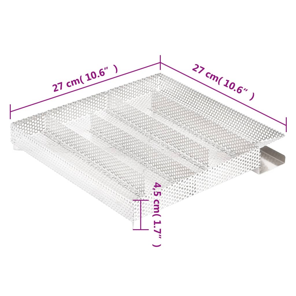 Forno Affumicatore BBQ Generatore Fumo Freddo Acciaio Zincato