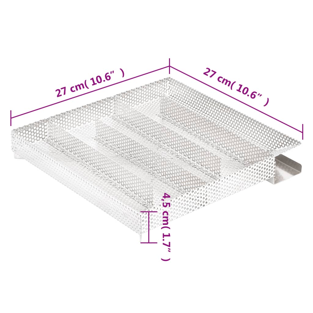 Forno Affumicatore BBQ Generatore Fumo Freddo Acciaio Zincato