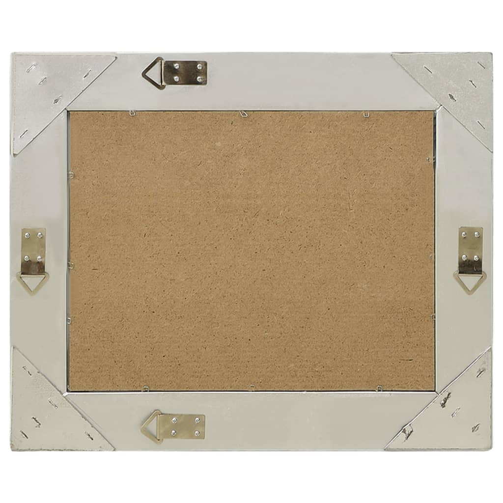 Specchio da Parete Stile Barocco 50x40 cm Argento