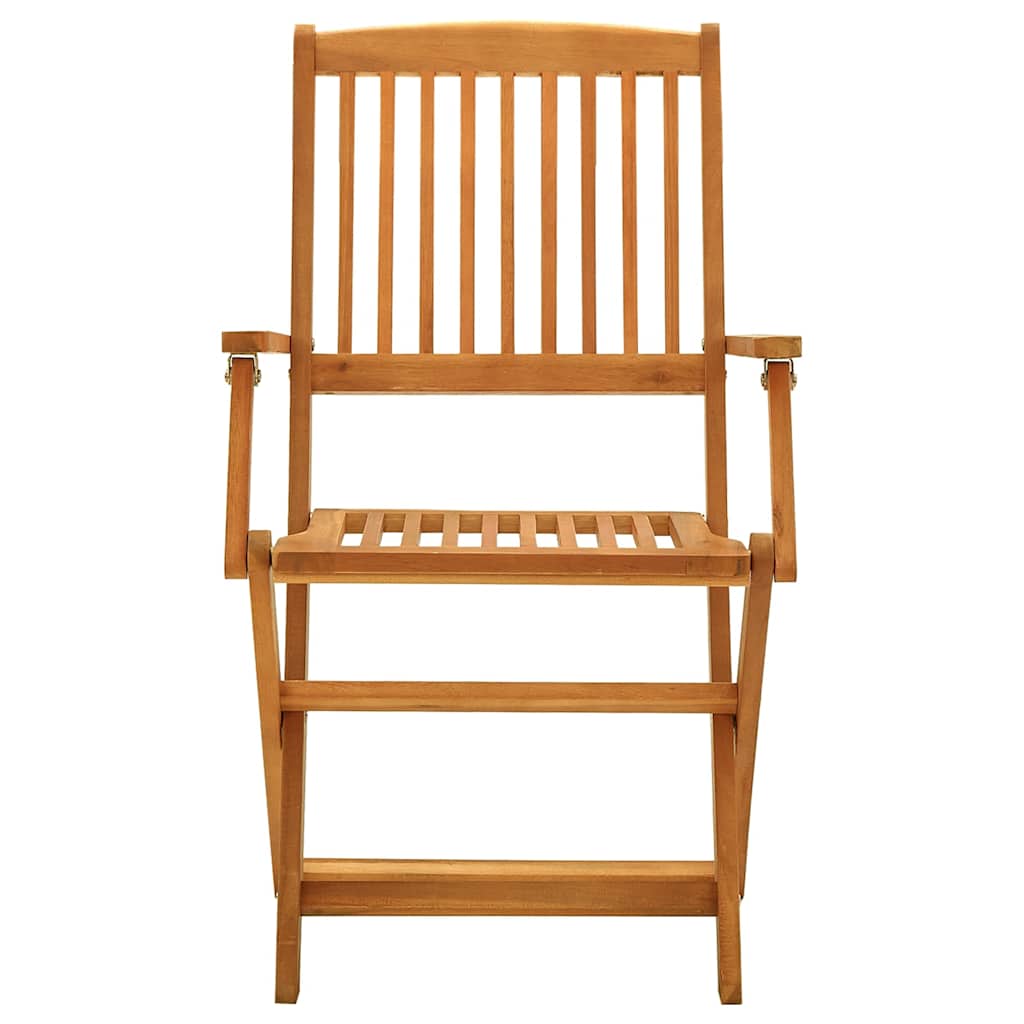 Set da Pranzo per Giardino 5 pz in Legno Massello di Acacia