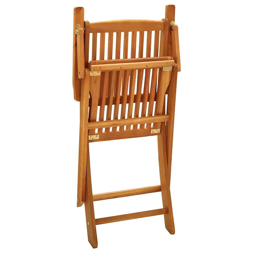 Set da Pranzo per Giardino 5 pz in Legno Massello di Acacia