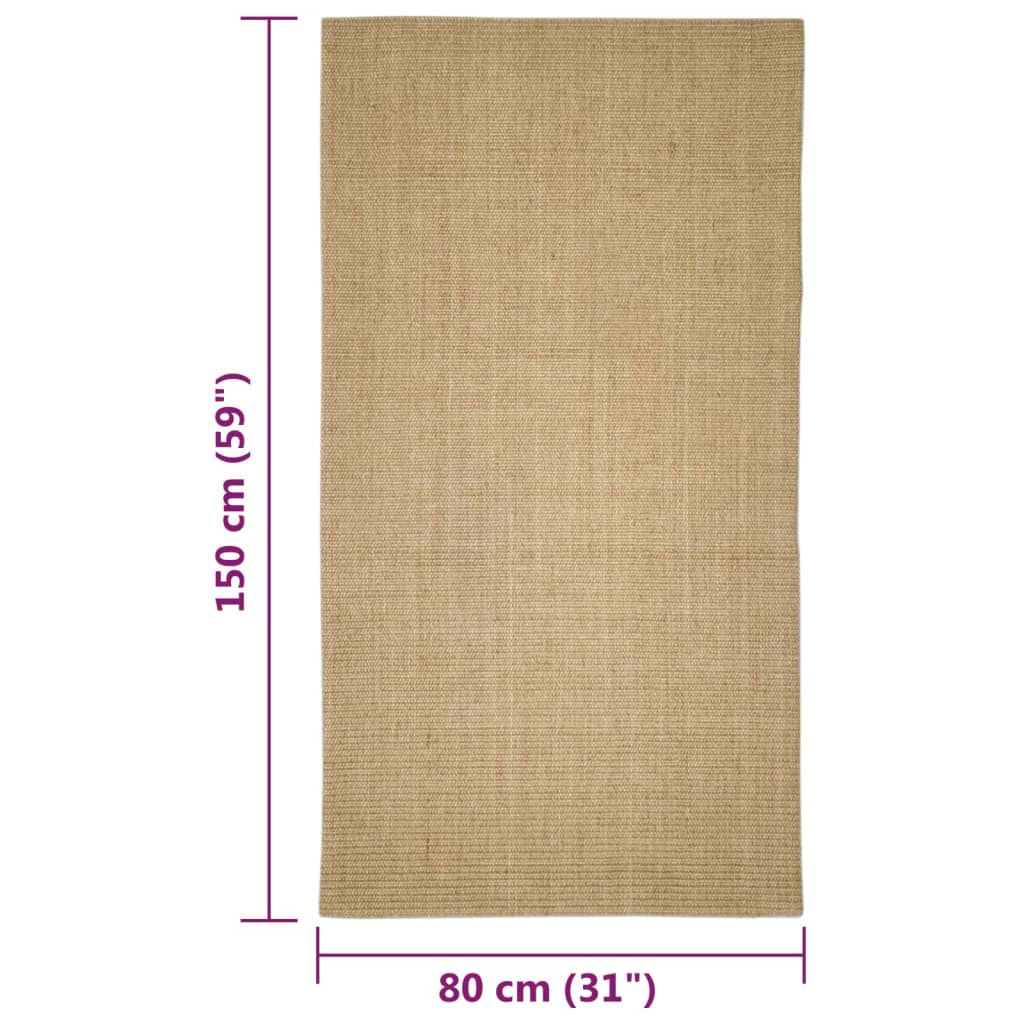 Tappeto in Sisal per Tiragraffi 80x150 cm