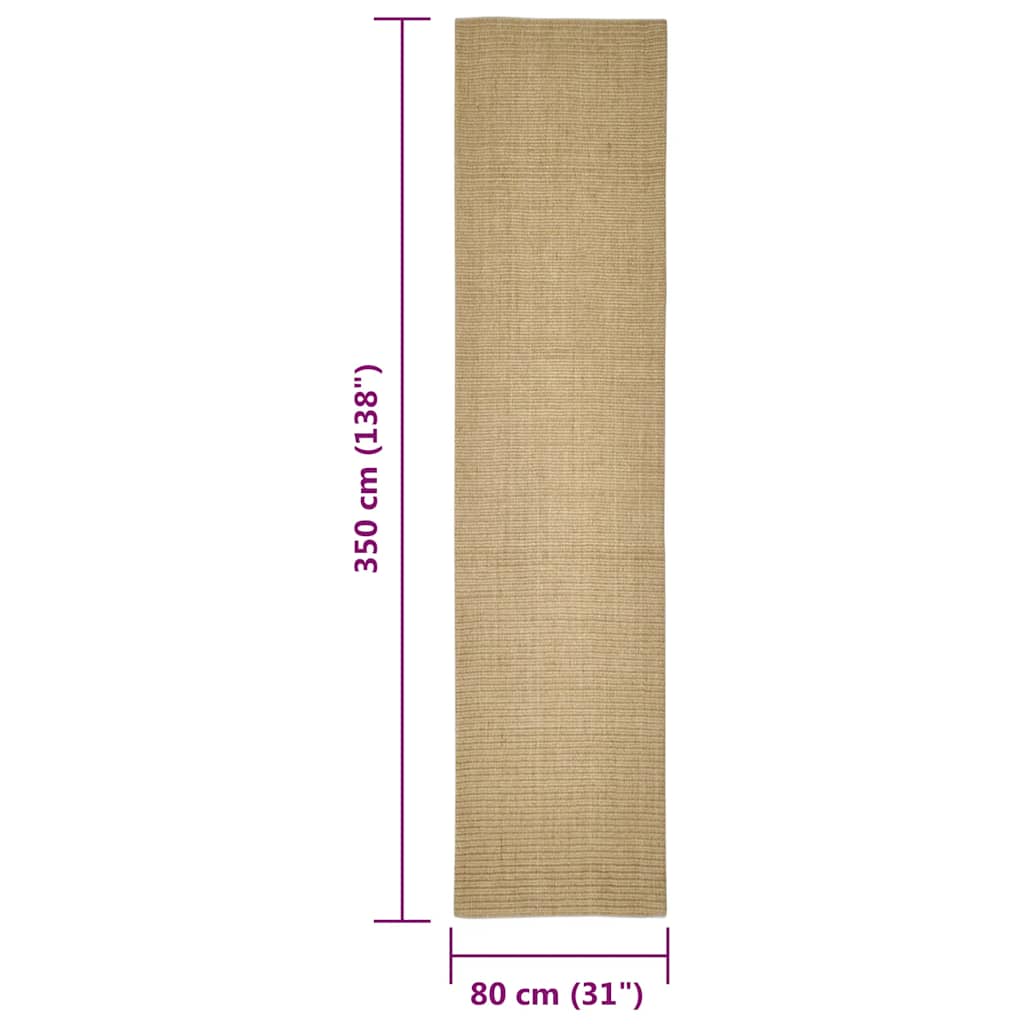 Tappeto in Sisal per Tiragraffi 80x350 cm