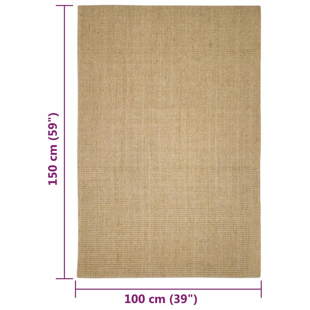 Tappeto in Sisal per Tiragraffi 100x150 cm