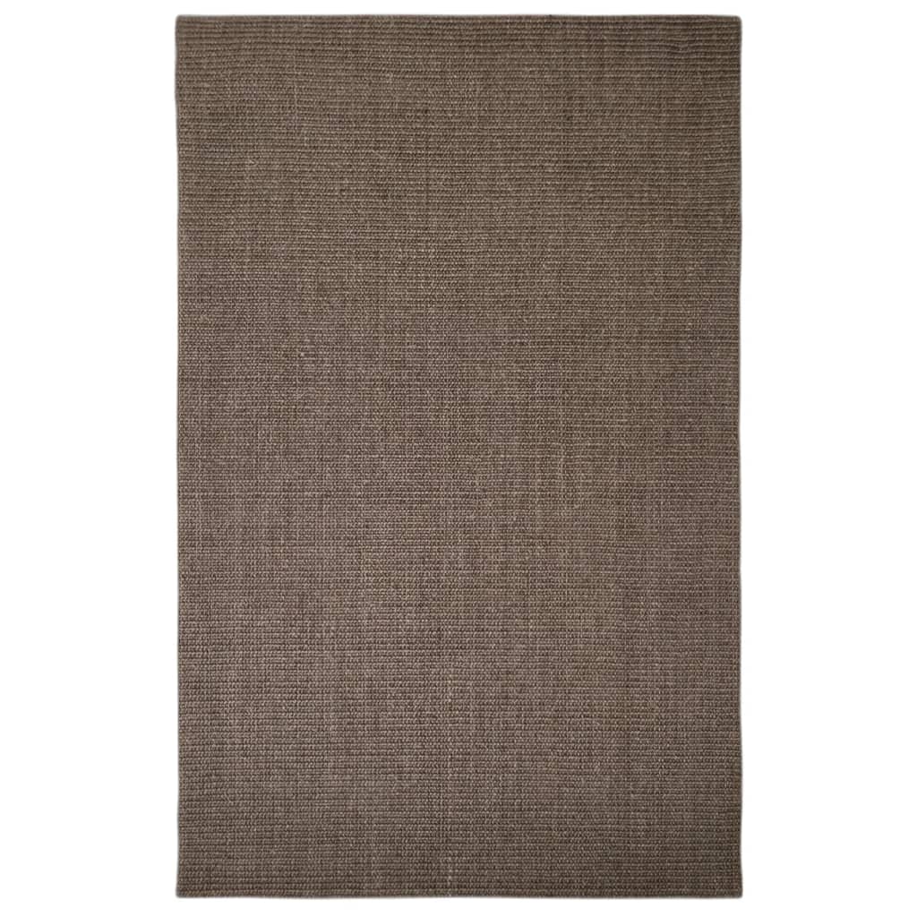 Tappeto in Sisal per Tiragraffi Marrone 66x100 cm
