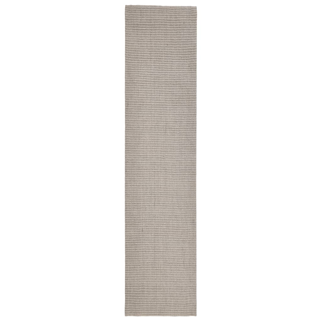 Tappeto in Sisal per Tiragraffi Sabbia 80x350 cm