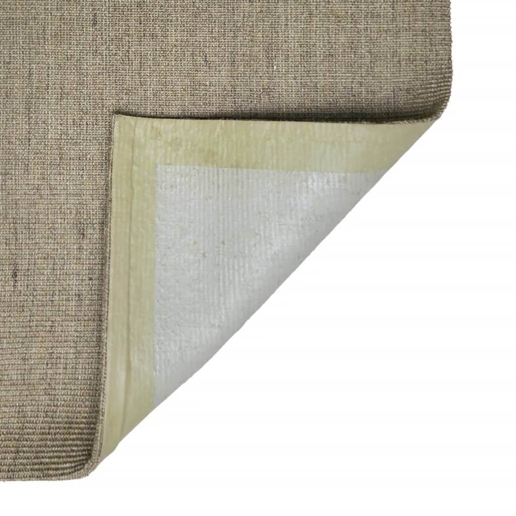Tappeto in Sisal per Tiragraffi Tortora 80x350 cm