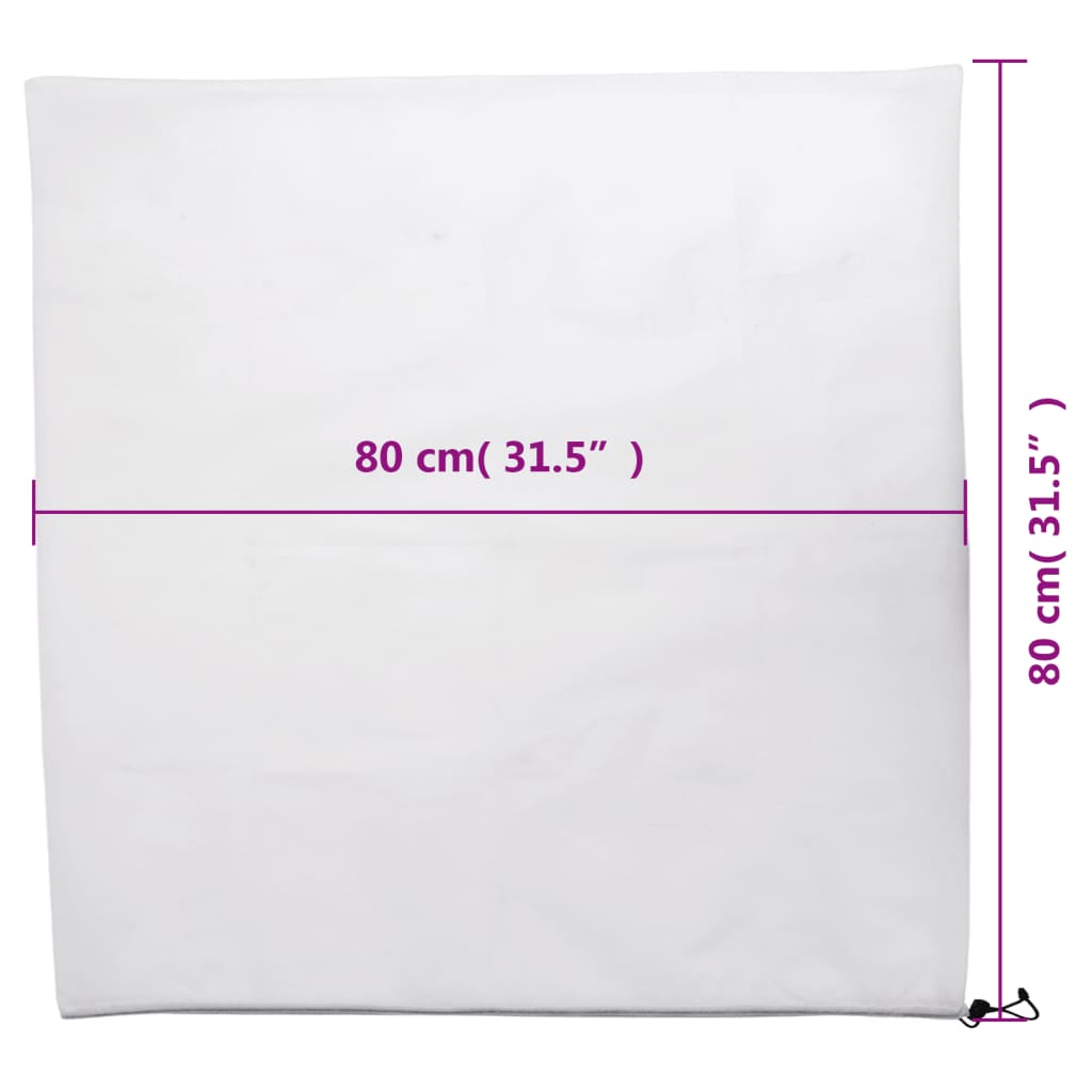 Coperture con Coulisse per Piante 8pz 70 g/m² 0,8x0,8 m