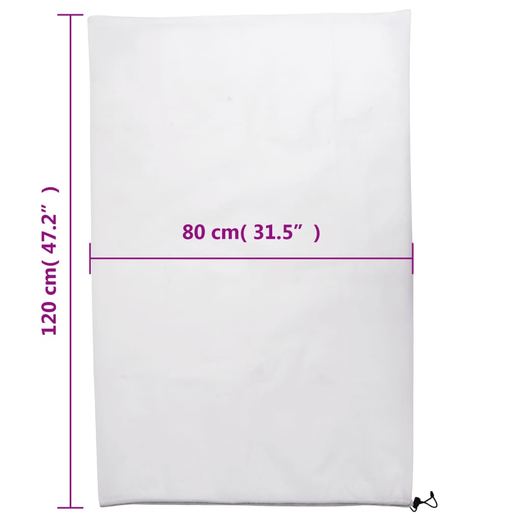 Coperture con Coulisse per Piante 8pz 70 g/m² 0,8x1,2 m