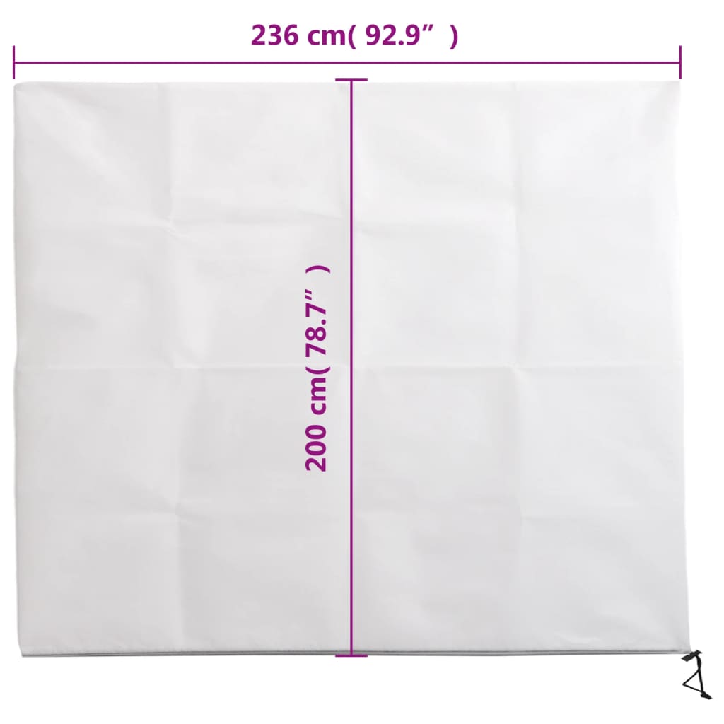 Coperture con Cerniera per Piante 2pz 70 g/m² 2,36x2 m