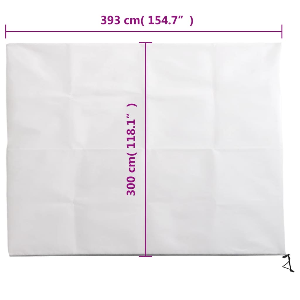Coperture con Cerniera per Piante 2pz 70 g/m² 3,93x3 m