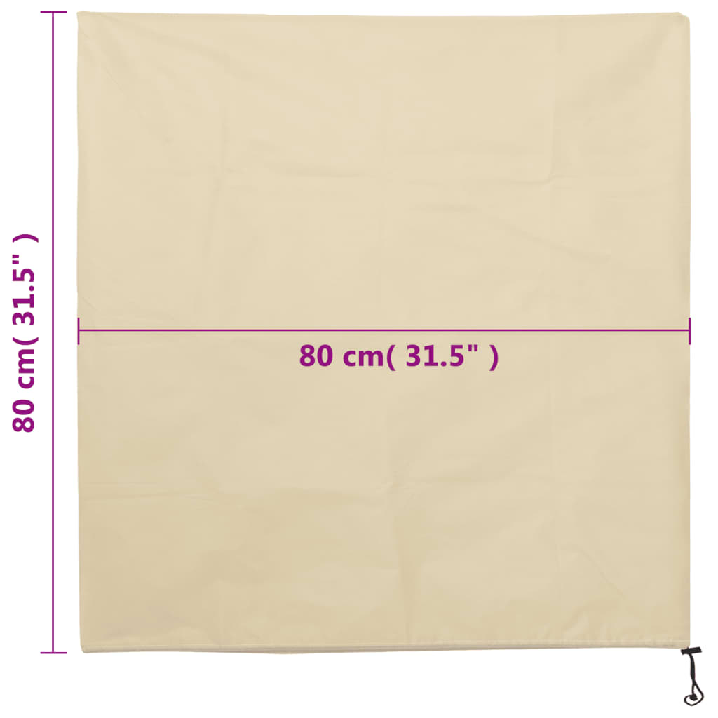 Coperture con Coulisse per Piante 8pz 70 g/m² 0,8x0,8 m
